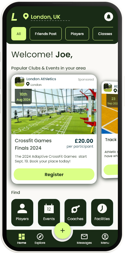 Local Sports Community Platform